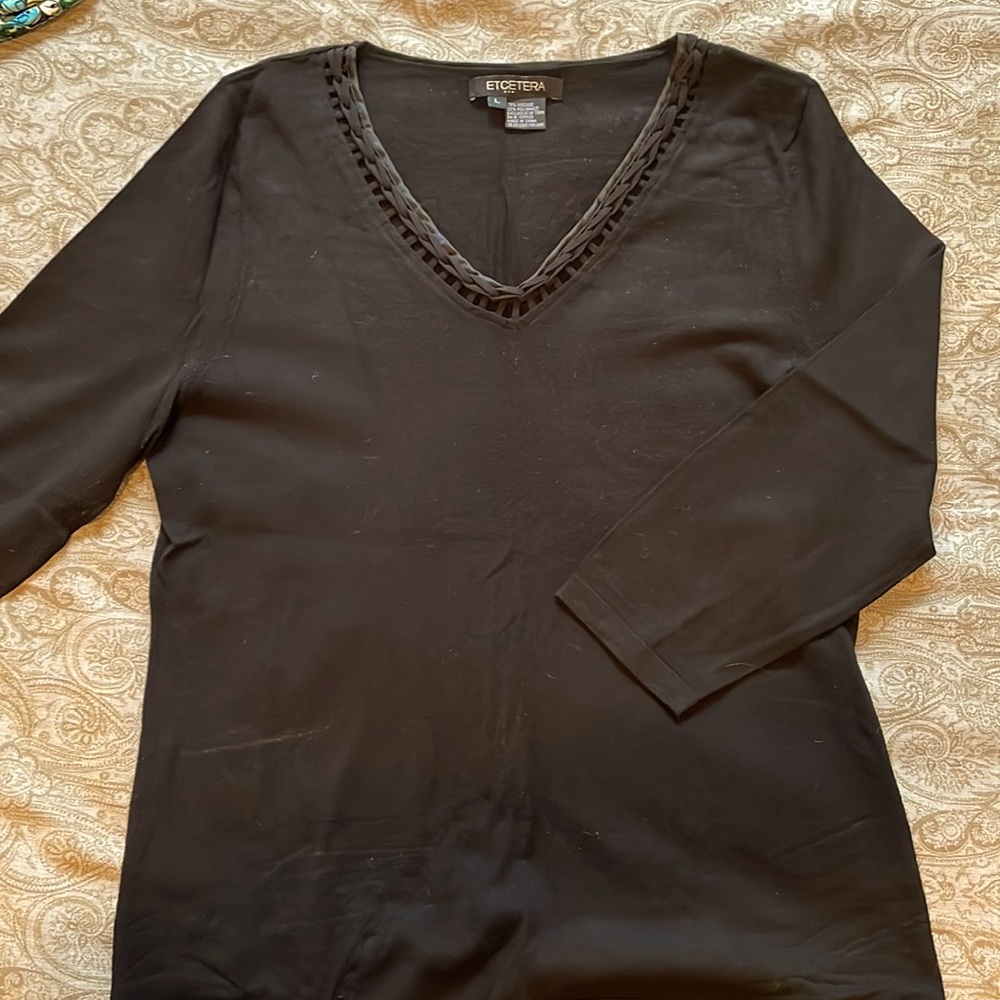 Black Etcetera sweater size L